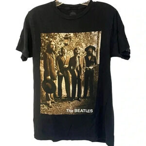 Beatles black men’s tee, size small, EUC